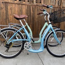 2 Biria Easy Boarding Easy 7 Step Through Bicycles 