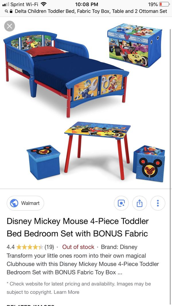 Brand New Disney Mickey Mouse 4 Piece Toddler Bed Set For Sale In Peoria Az Offerup