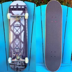 SF Skate Club Oakland Bay Bridge Complete Skateboard 7.75” Mini Logo 8.0” Trucks