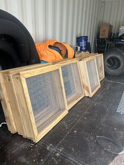 Panel de 25 x25 con tela de metal 