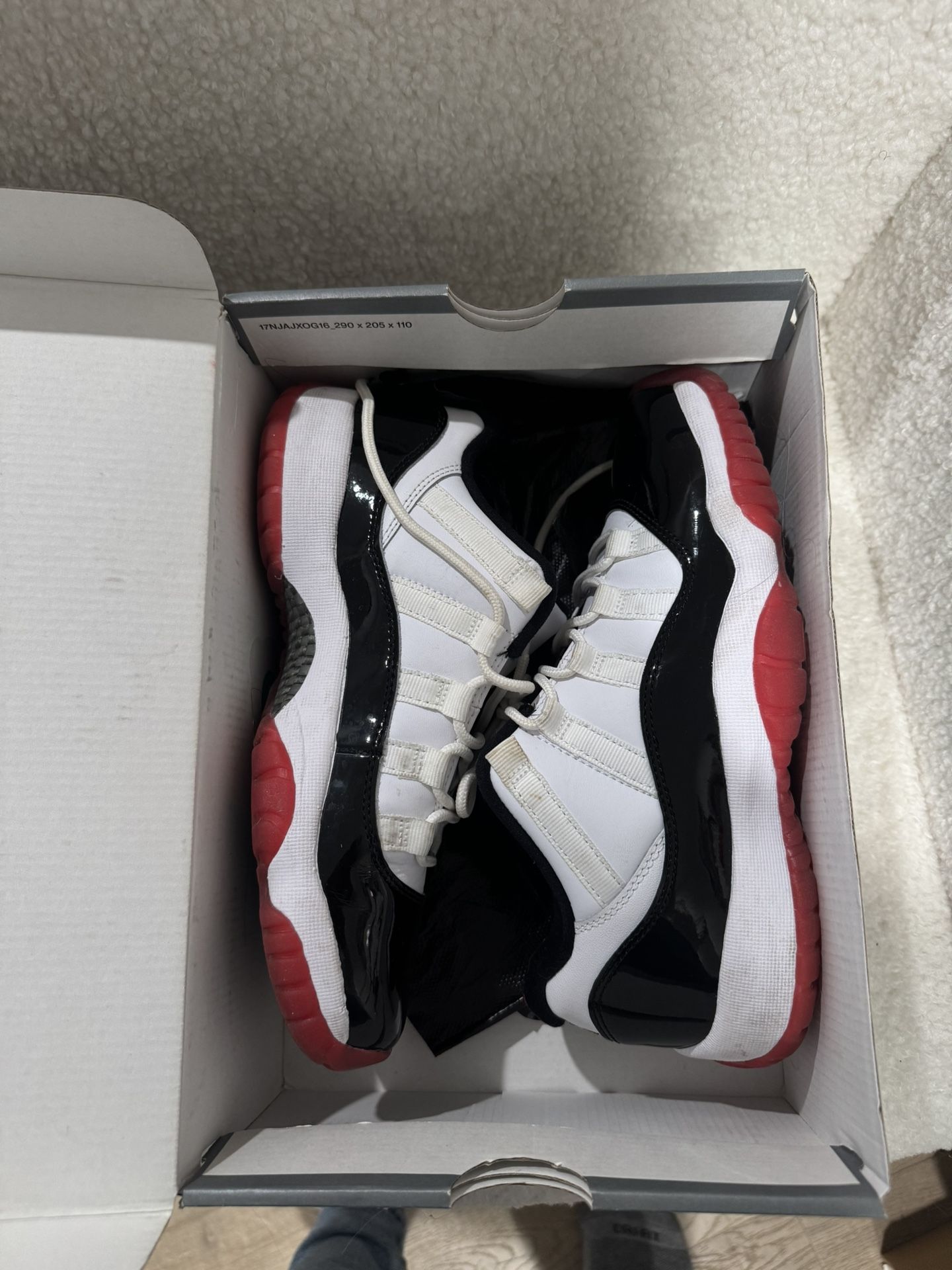 🔥 Jordan 11 Low - 5.5y - White Bred