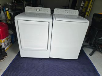 💯FREE DELIVERY💯  SAMSUNG AQUAJET SUPER CAPACITY WASHER AND DRYER SET💯WORKS LIKE-NEW 💥