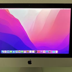 21.5 inch iMac (late 2015) w/  MacOS Monterey (12.6.3)