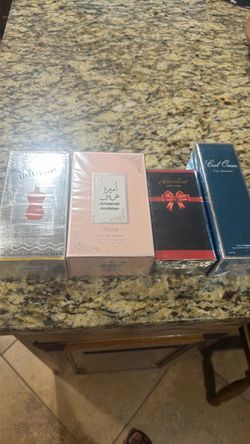 Lot of 4 Sealed Fragrance Perfumes