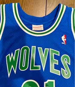 Kevin Garnett Mitchell & Ness Timberwolves Swingman Collection Jersey