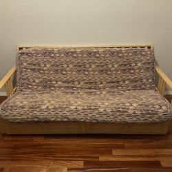 Sofa Bed, Queen Size, Wooden Frame, Underbed Storage Drawers 