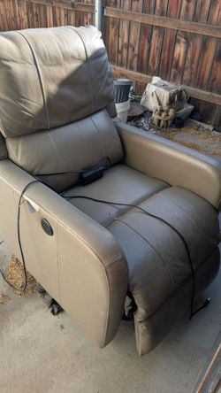 Electric Recliner Leather
