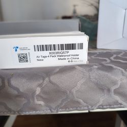 Air Tags 4 Pack Waterproof Case 