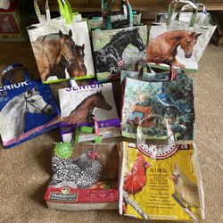 Recycled Farm Feed Bags Made Into Shopping Bags