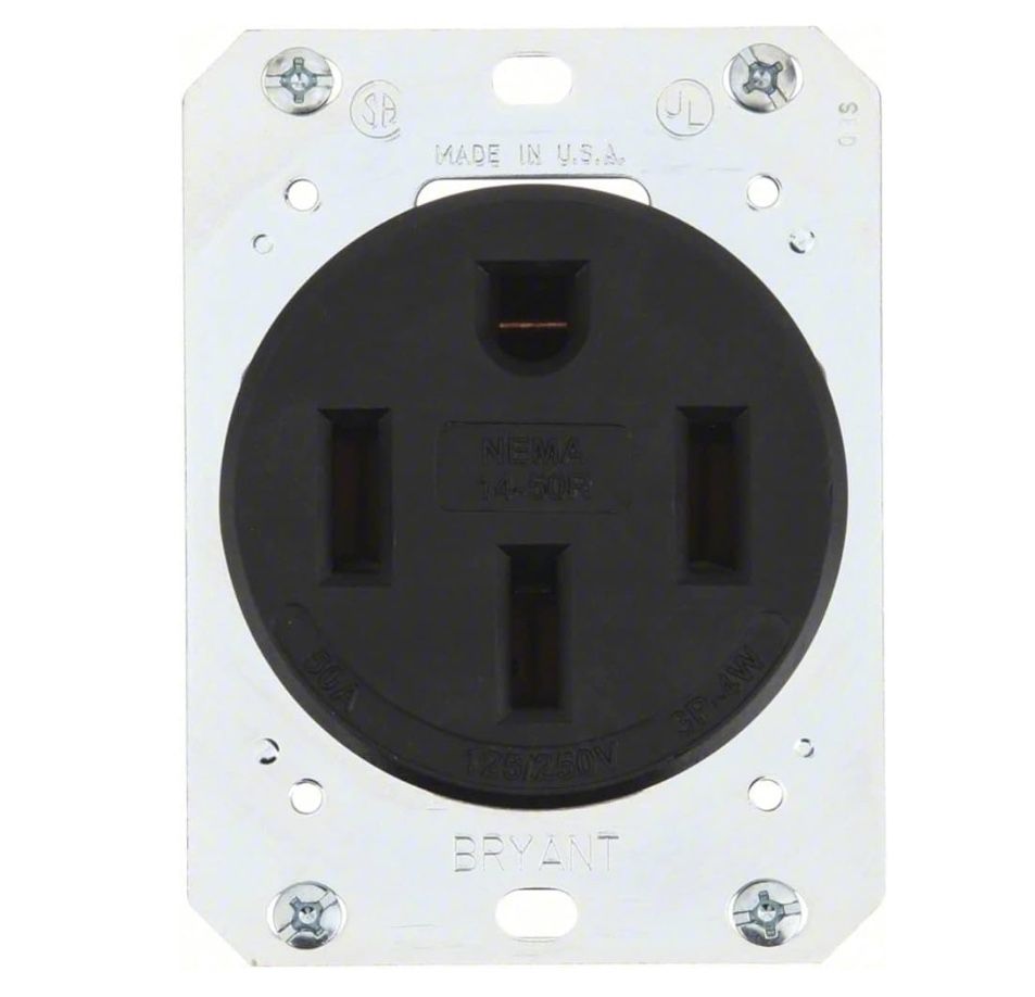 Grainger Bryant 9450FR Industrial Grade 50 Amp NEMA 14-50 Receptacle