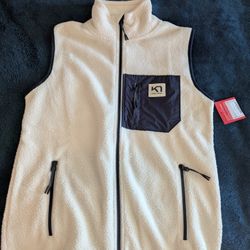 Kari Traa Cream With Blue Vest New