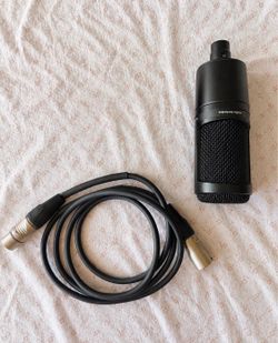 Audio-Technica Microphone + XLR Cable.