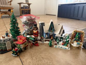 Christmas Legos + Haunted Mansion + Bag Of More Legos