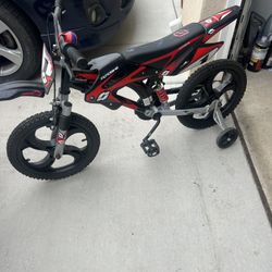 16” Hyper Motorbike Training Wheels Kids Bicycle Bike