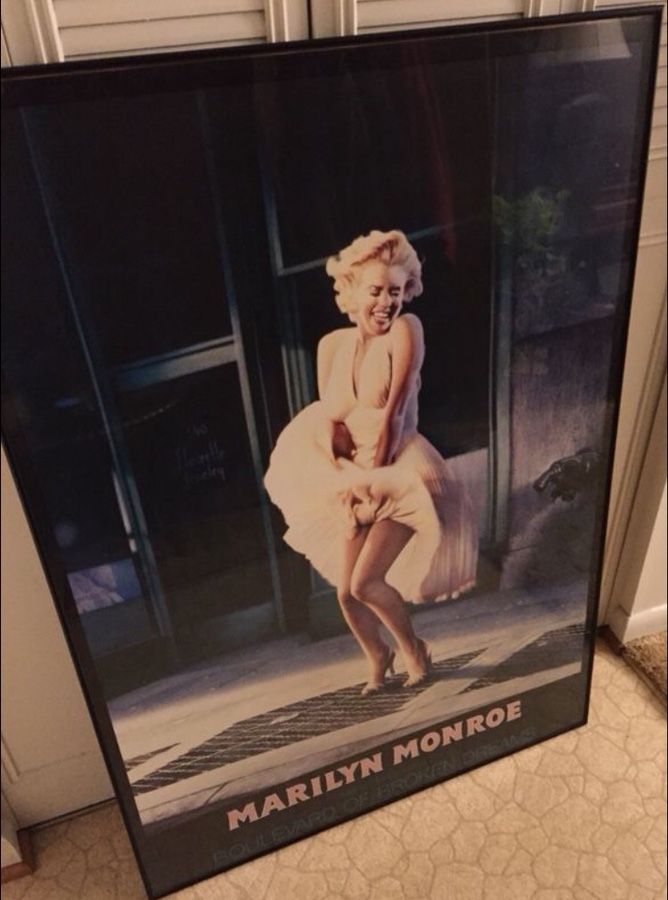 Rare Marilyn Monroe Boulevard of Broken Dreams Helnwein Framed Poster