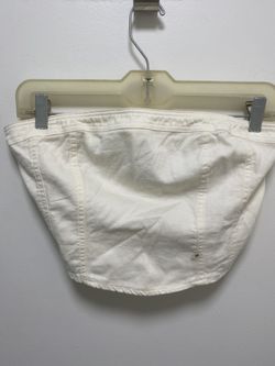 American Eagle Outfitters White Crop Top Versatile Design, tube top, Size M, NWT