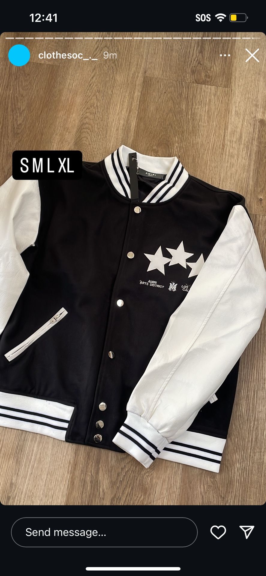 Amiri Varsity Jacket