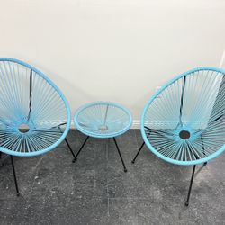 Patio Furniture 3-piece Acapulco Chair Clearance Sale 