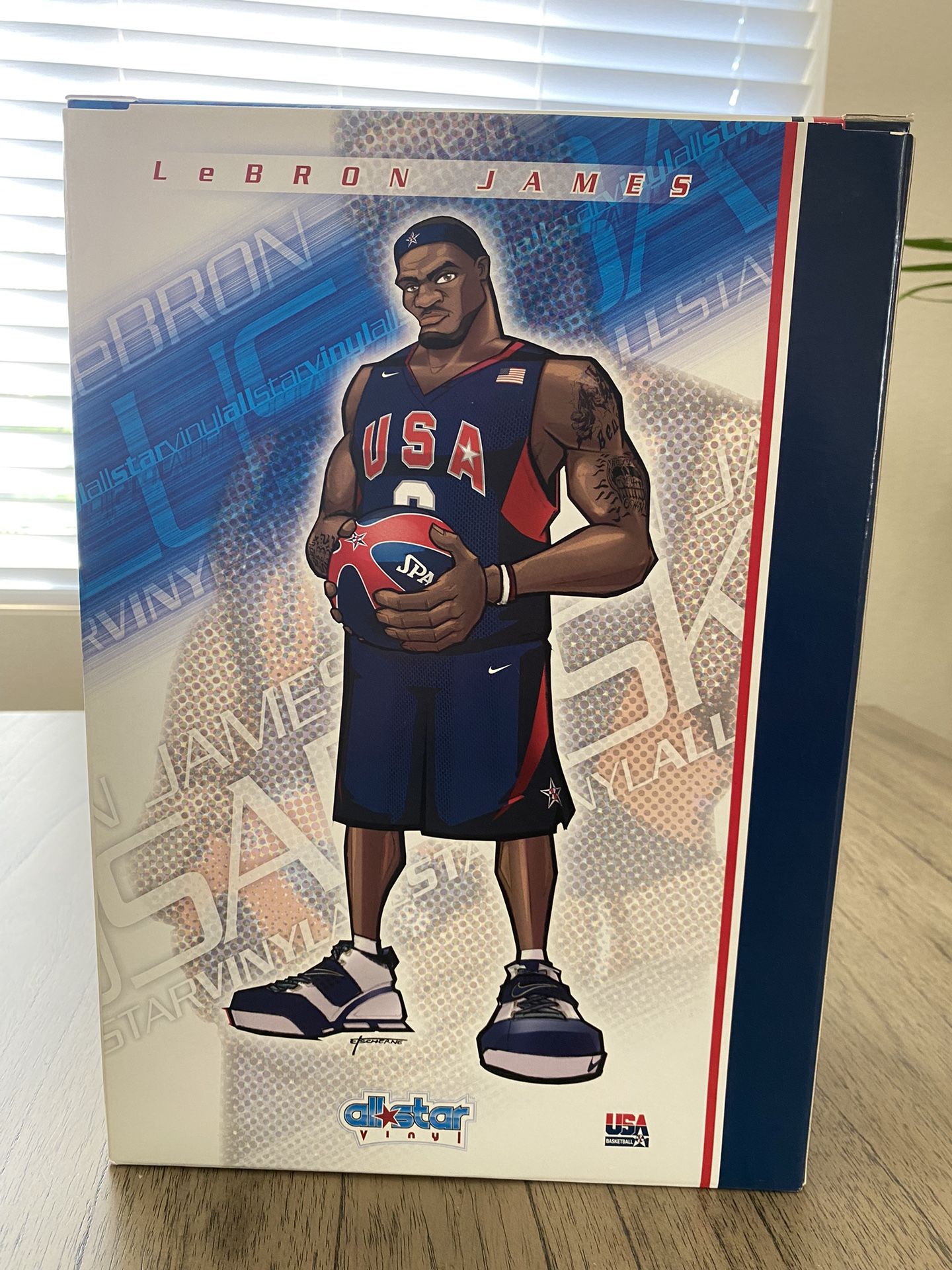UPPER DECK- NBA All-Star LeBron James (Team USA Jersey