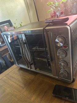 Stainless Steel French Door Toaster Oven
