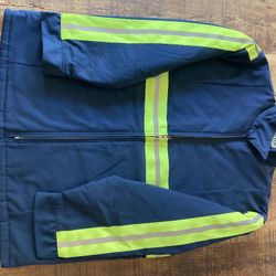 Large Work Jacket Hi Vis