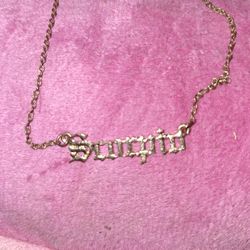 Scorpio Zodiac Necklace First Come First Serve 