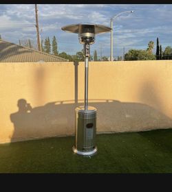 New patio heater. Calentón de patio