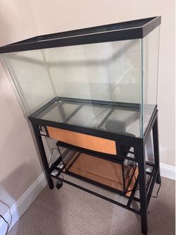 Aquarium Stand With 2 Tanks