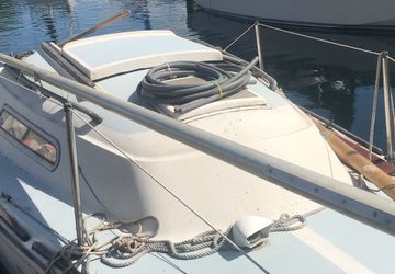 Sail boat trailer was stolen must remove yourself in the water at a slip