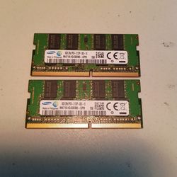 Laptop Memory 16 Gb, kit ( 2*8) Samsung, So-Dimm