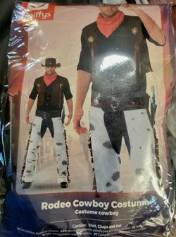 Rodeo Cowboy Costume Large