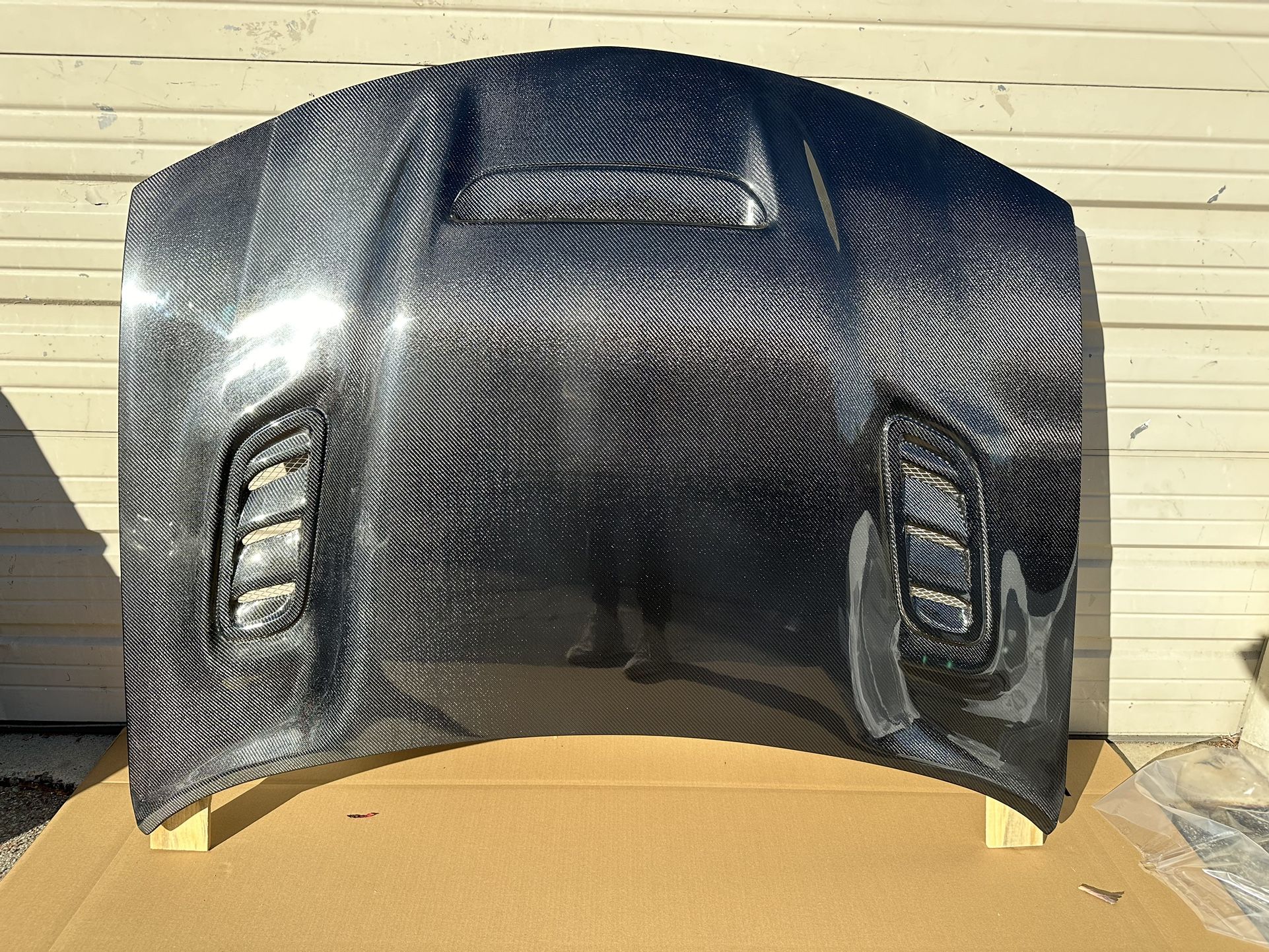2006 - 2010 Dodge Charger Carbon Creations Hellcat Redeye Look hood - Part # 118003