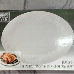 Oval Platter 21" x 17"
