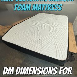 NEW CUSTOM RV MEMORY FOAM MATTRESS 