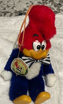 WOODY WOODPECKER VINTAGE  1982 CALIFORNIA STUFFED TOYS 10 INCH PLUSH