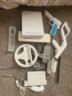 Wii console and accessories