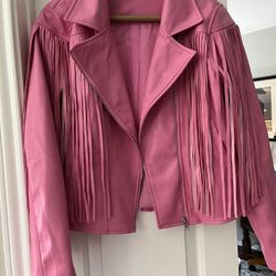 Pink Fringed Jacket