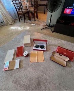 Vintage Cartier Sunglasses Mid 1990S Mint Condition Full Package 100% Authentic