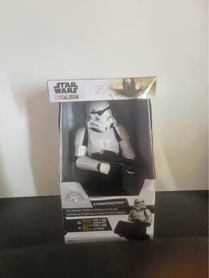 Merc Cable Guy: SW Stormtrooper 2021 Mandalorian Phone & Controller Holder NEW