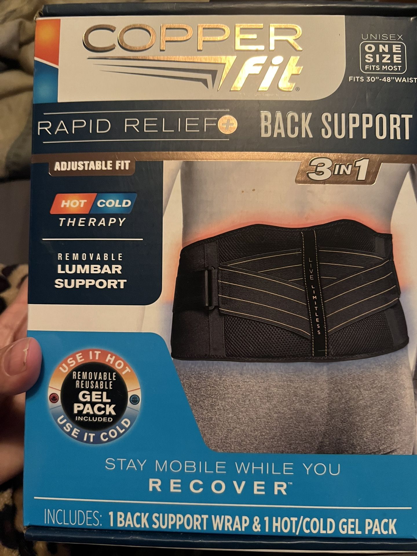 Copper Fit Back Support