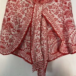 Farm Rio Red and White Skort