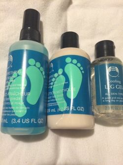 Bath and body foot items
