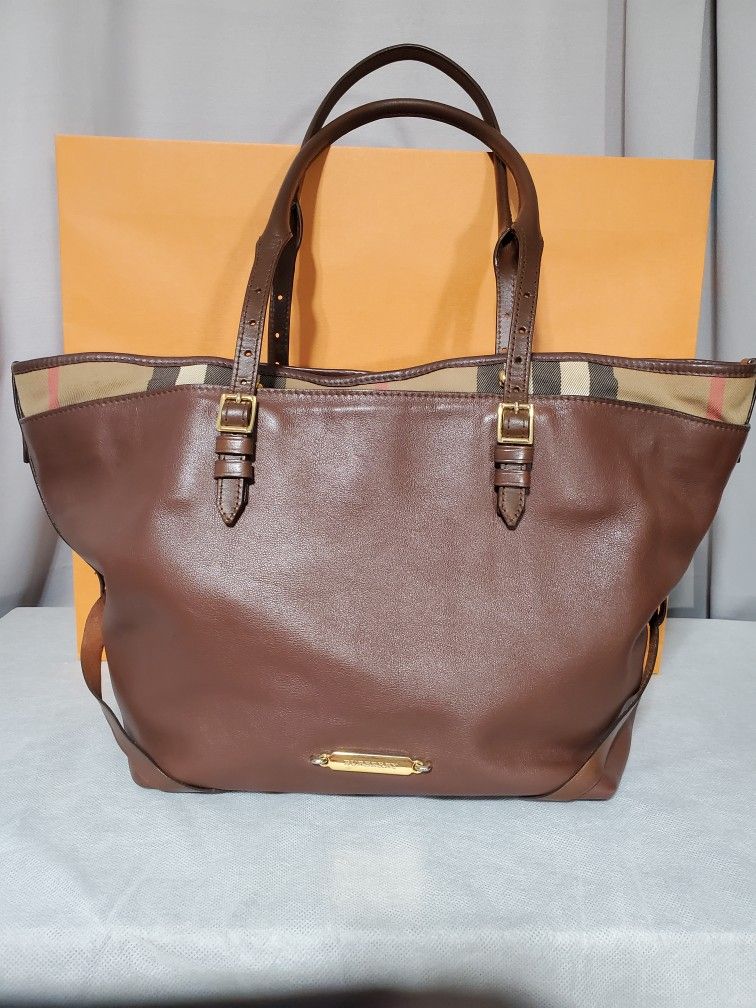 Authentic Burberry Large Tote Bag 
