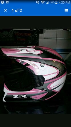 Z1R Pink Youth helmet