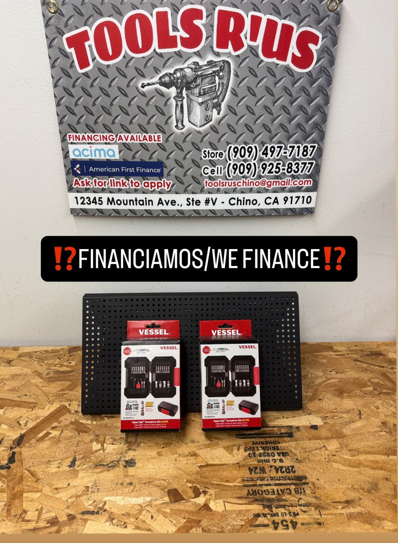 VESSEL JIS DRIVE 52pc. Impact Ball Bit Set(CADA UNO)**(FINANCIAMOS/WE FINANCE)**