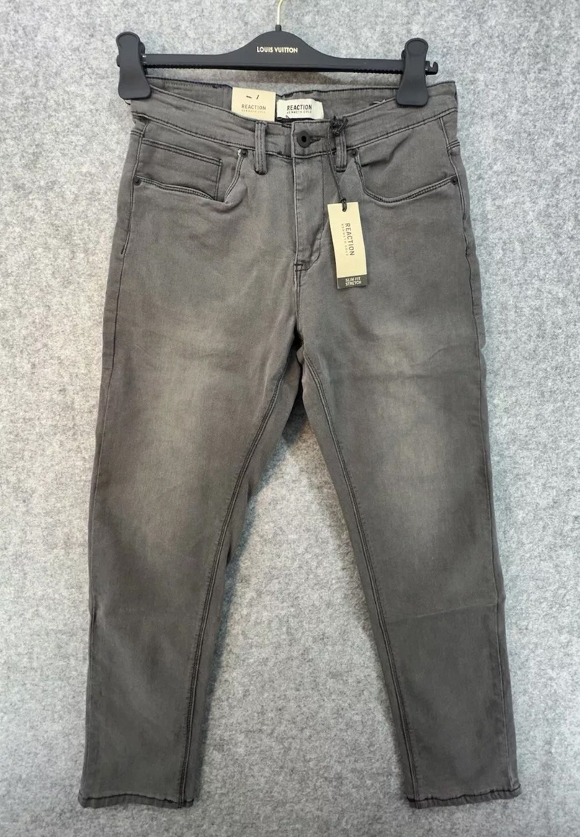 Kenneth Cole Men’s Jeans 30x30 Stretch Slim Fit - Slim Thigh Taper Knee - New -
