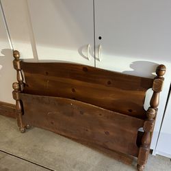 Vintage Ethan Allen Full-Size Head & Footboard Set