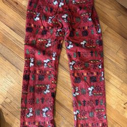 Peanuts pajama bottoms size medium 