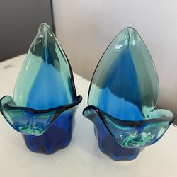 Murano Glass Cobalt Blue & Green