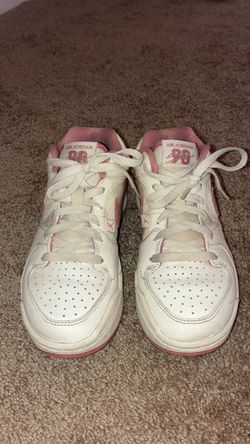Air Jordan Sneakers White and Pink